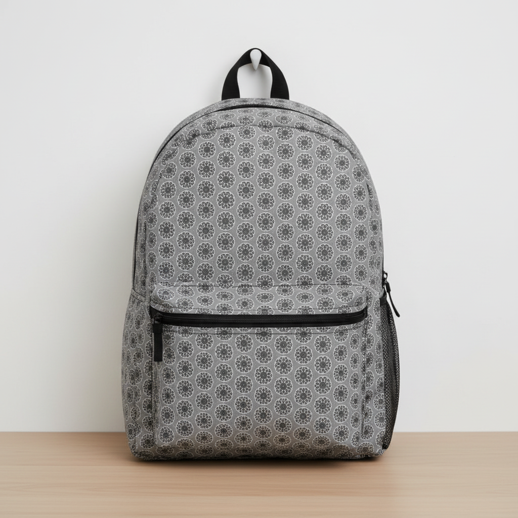 GETA Noir Cymatic Backpack - Light Grey Backdrop