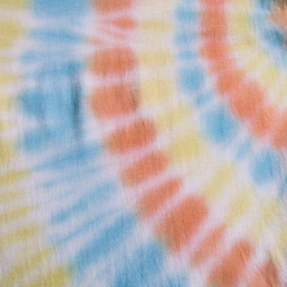 Orange, Yellow & Blue Sunrise Tie Dye T Shirt