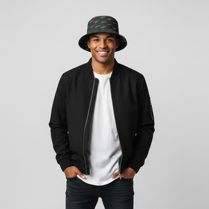 Kaleido47 Bucket Hat Black