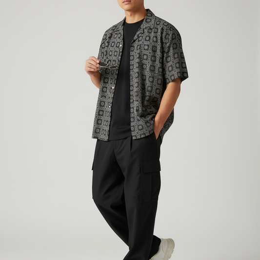 MAYA Black Boxy Shirt - New Model