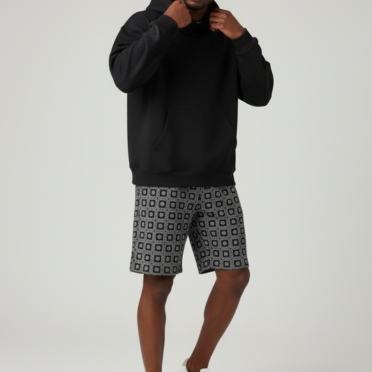 MAYA Noir Jogger Shorts Retry