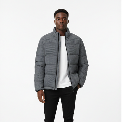 MAYA Puffer Dark Grey White