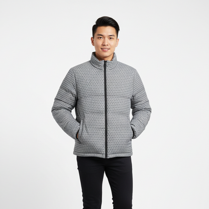 MAYA Puffer Grey White