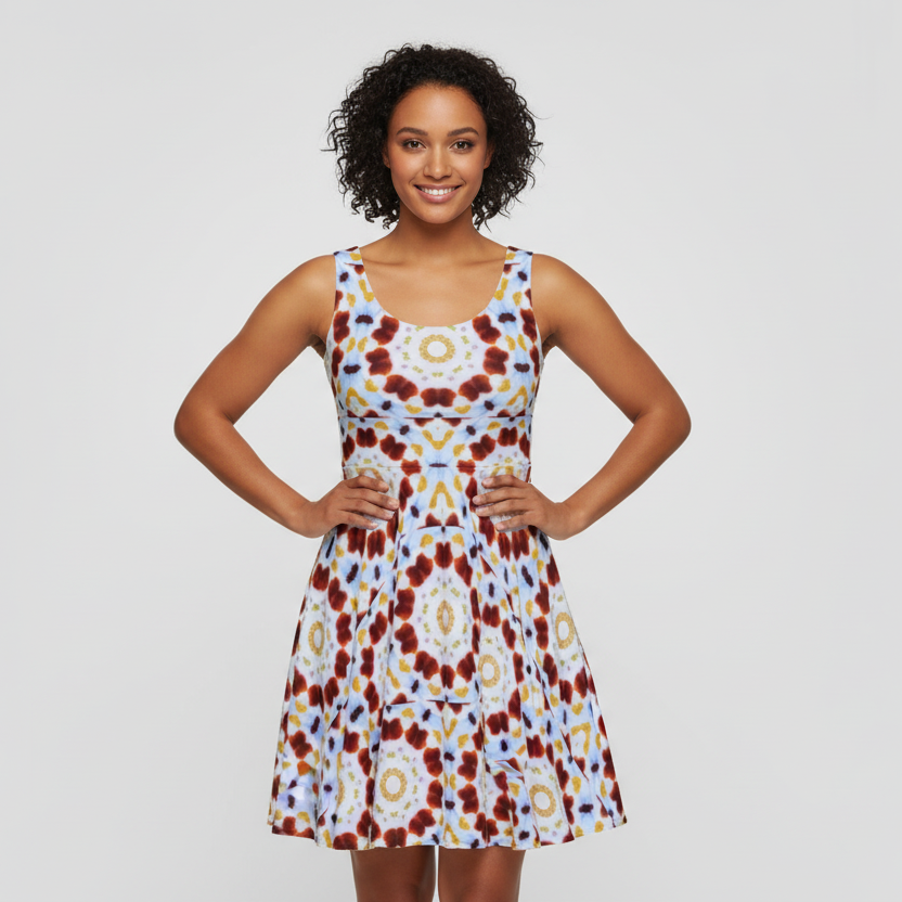 MOSAIC Cymatic Skater Dress