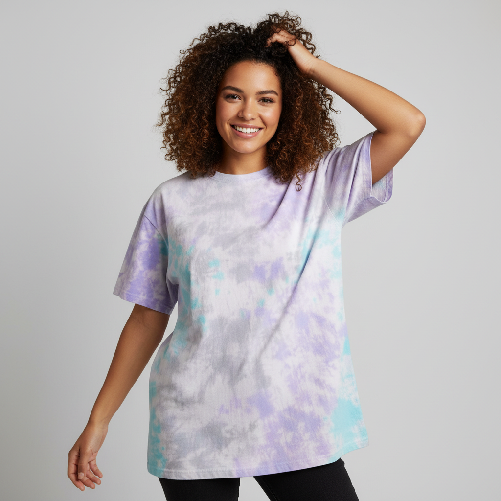 Purple Sky Blue Grey Crumple