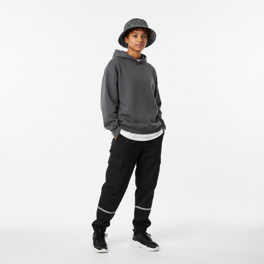 STMPUNK Black Bucket Hat Lifestyle