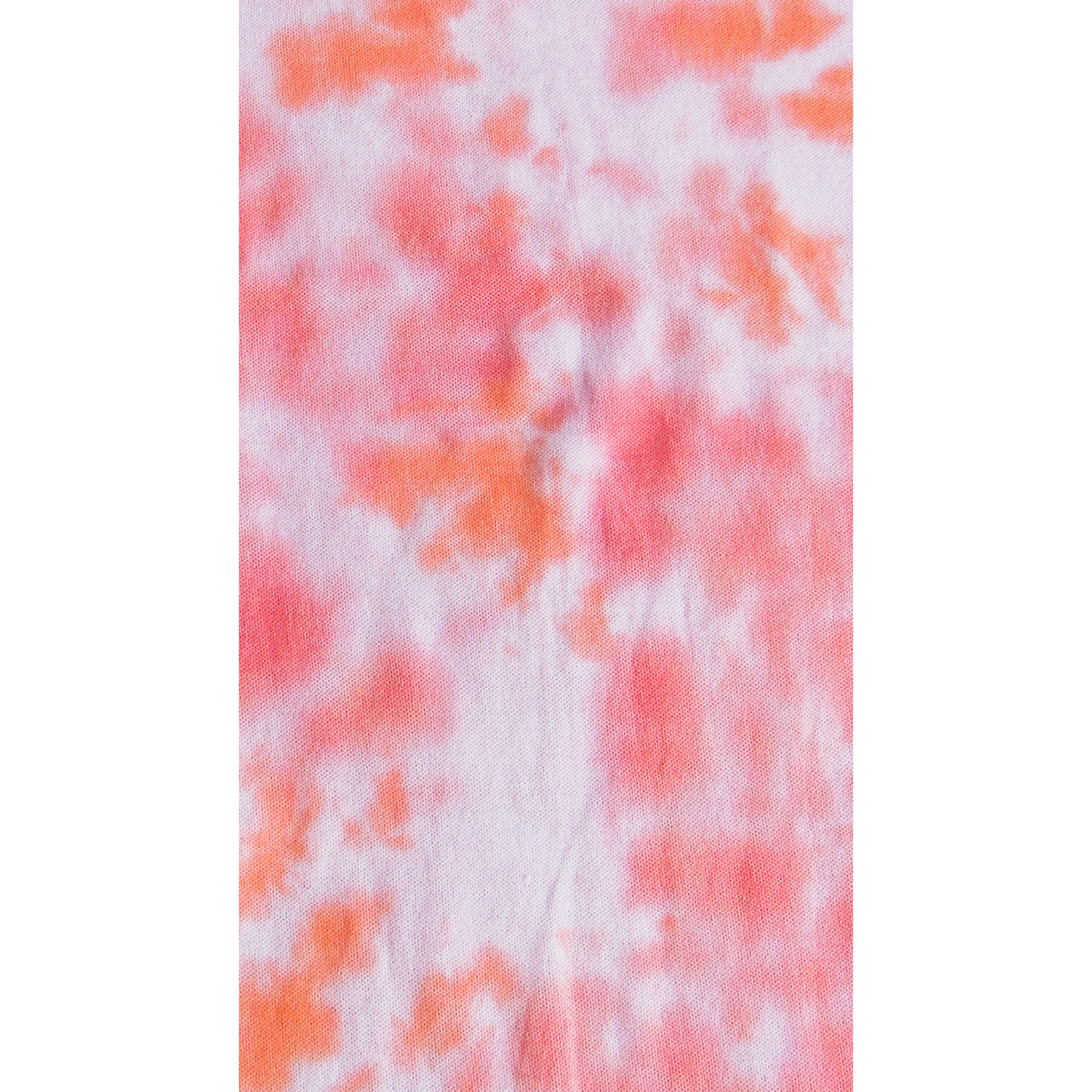 Red & Orange Crumple Tie Dye Polo Shirt