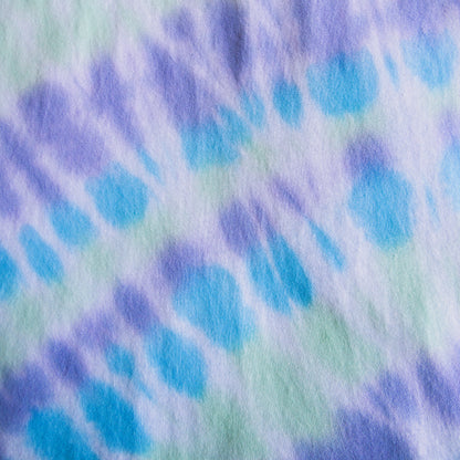 Grass Green, Sea Blue & Purple Sunburst Tie Dye T Shirt