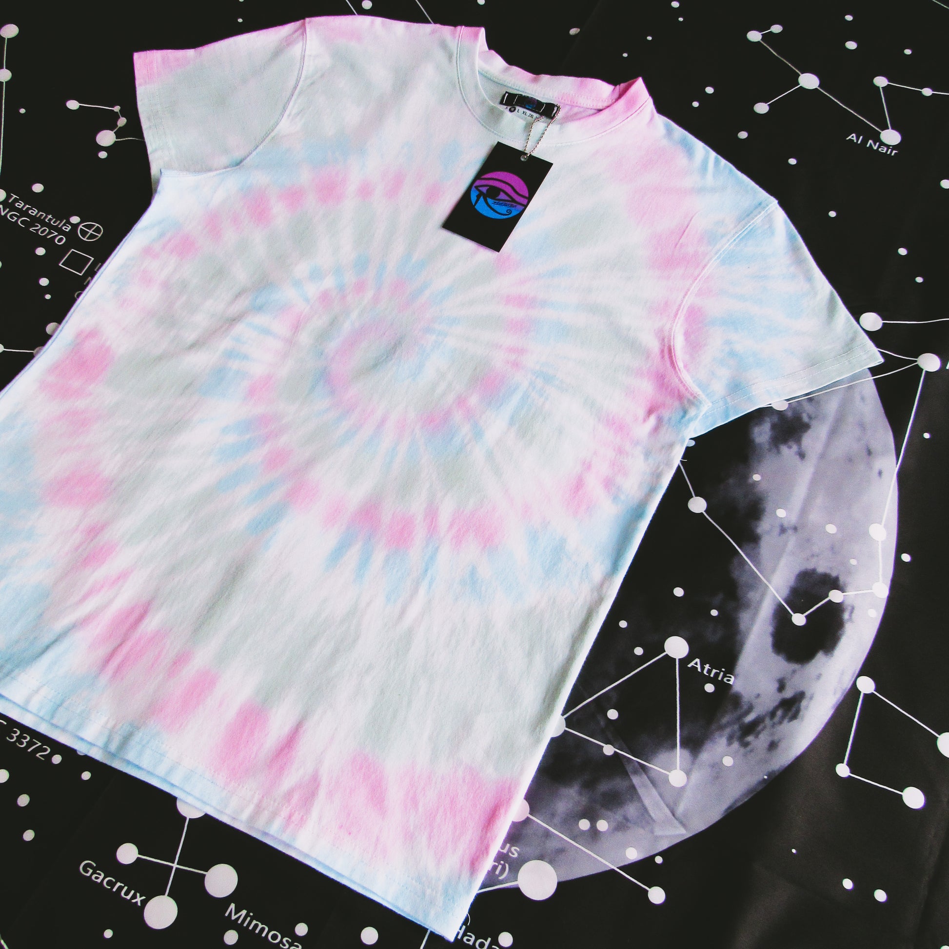 Pink Spiral Tie Dye Shirt 