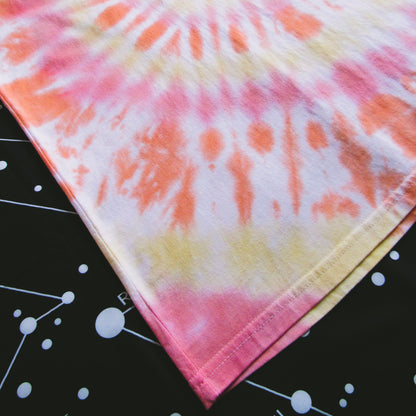 Red, Orange & Yellow Spiral Tie Dye T Shirt