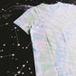 Sky Blue & Grass Green Sunburst Tie Dye T Shirt