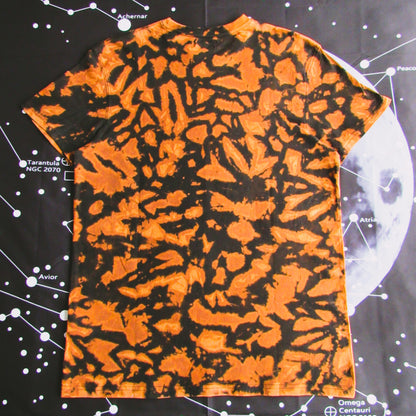 Crumple Bleach Tie Dye T Shirt