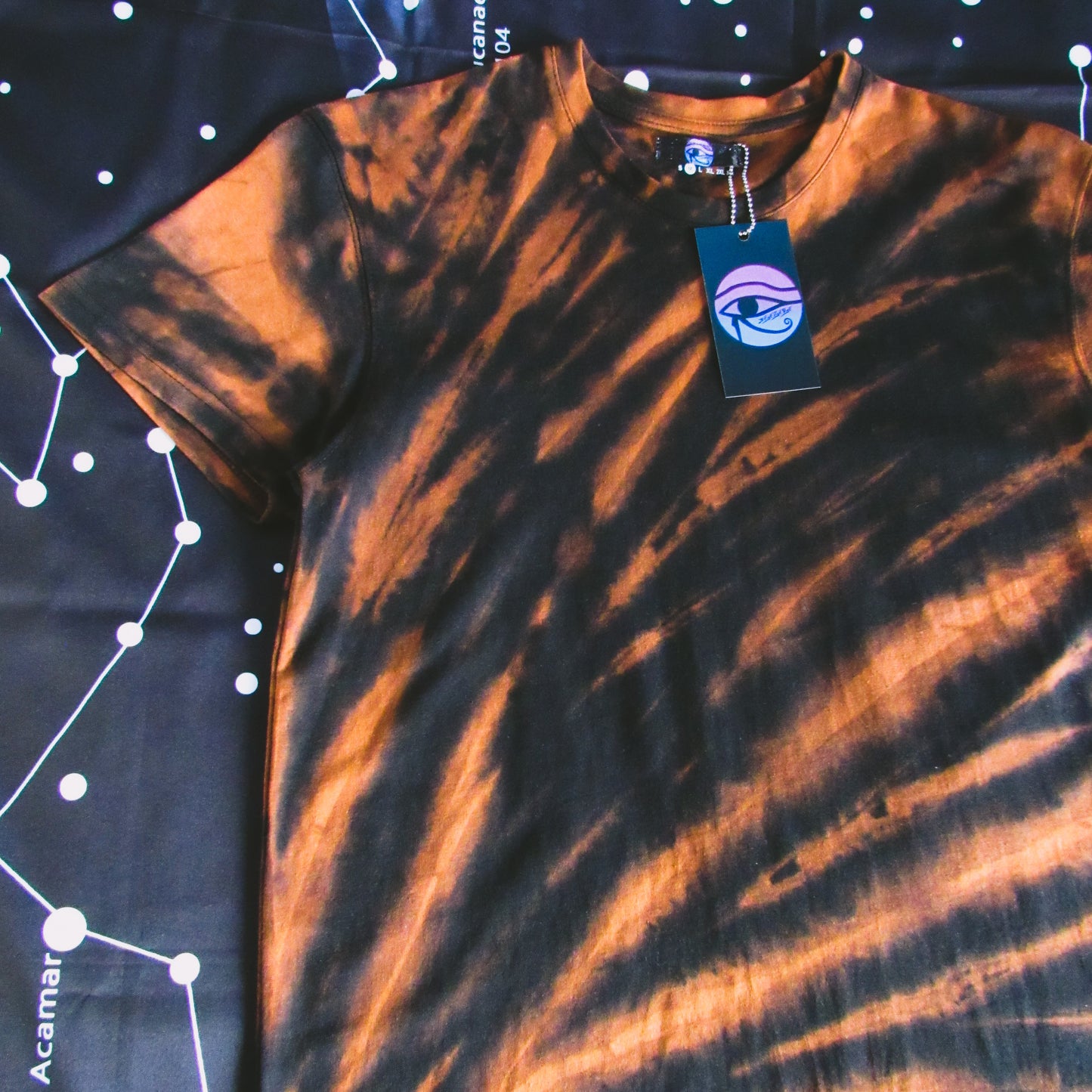 Sunburst Bleach Tie Dye T Shirt