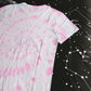 Aqua & Pink Spiral Tie Dye T Shirt