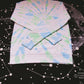 Sky Blue & Grass Green Spiral Tie Dye Sweatshirt