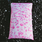 Magenta Rose Crumple Tie Dye Pillow Case